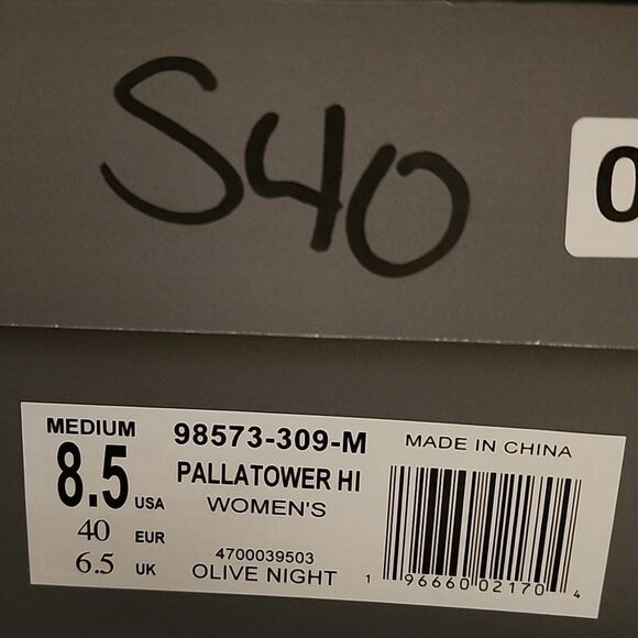 NIB Palladium Pallatower Hi Womens Bootie - Olive Night - Picture 15 of 15